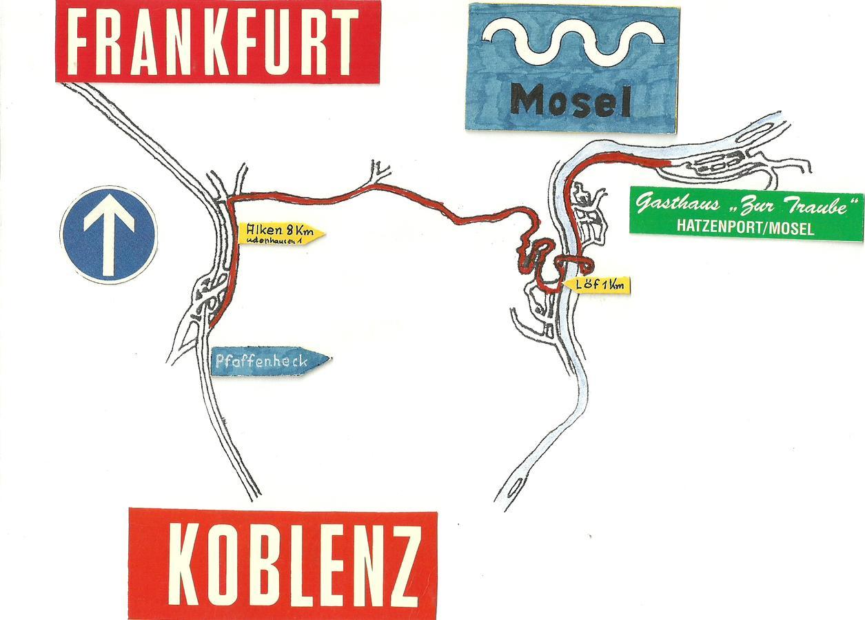 Gasthaus Zur Traube Hatzenport Zewnętrze zdjęcie